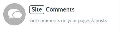 WA Site Feedback Site Comments