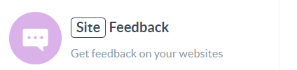 WA Site Feedback Site Feedback