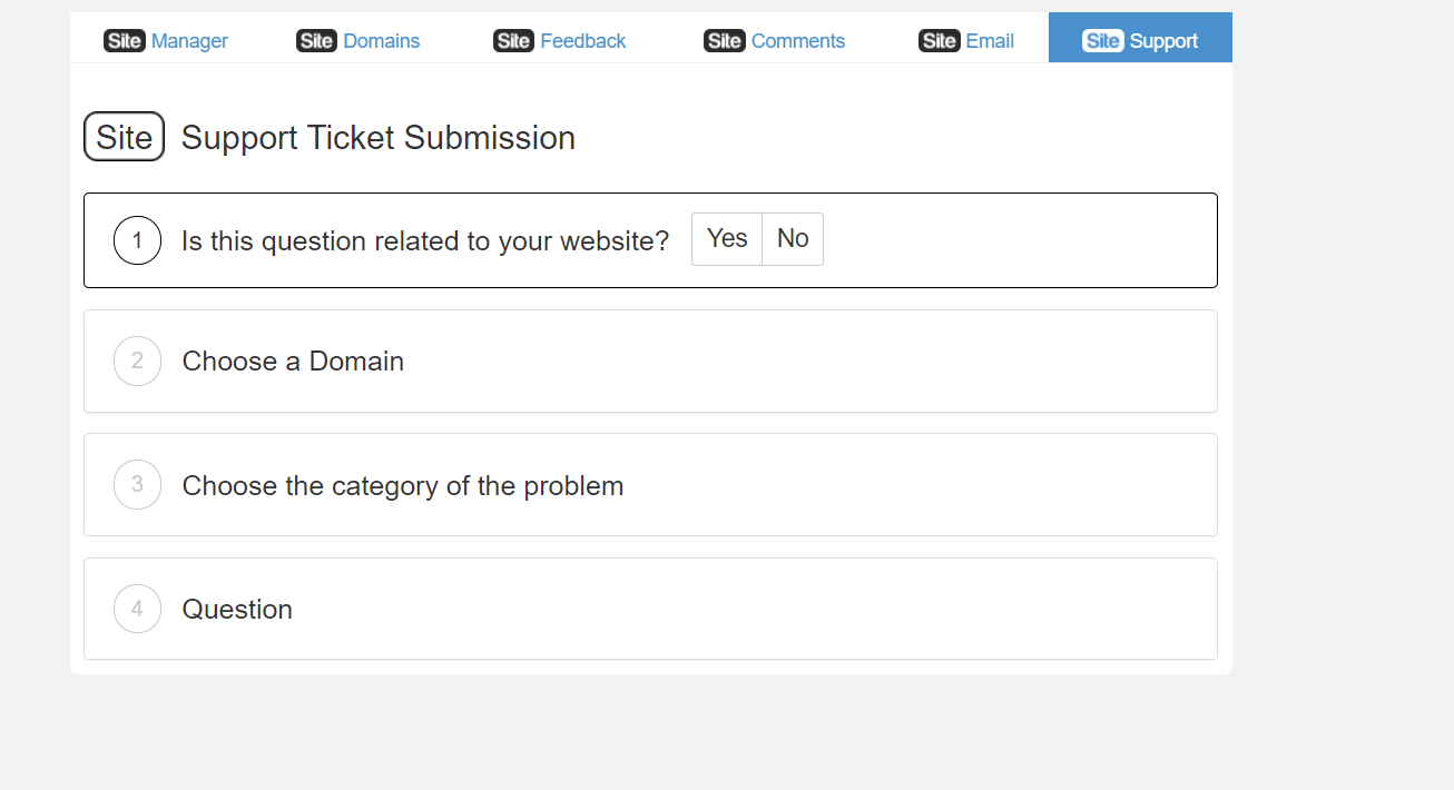 WA Site Support Site Support