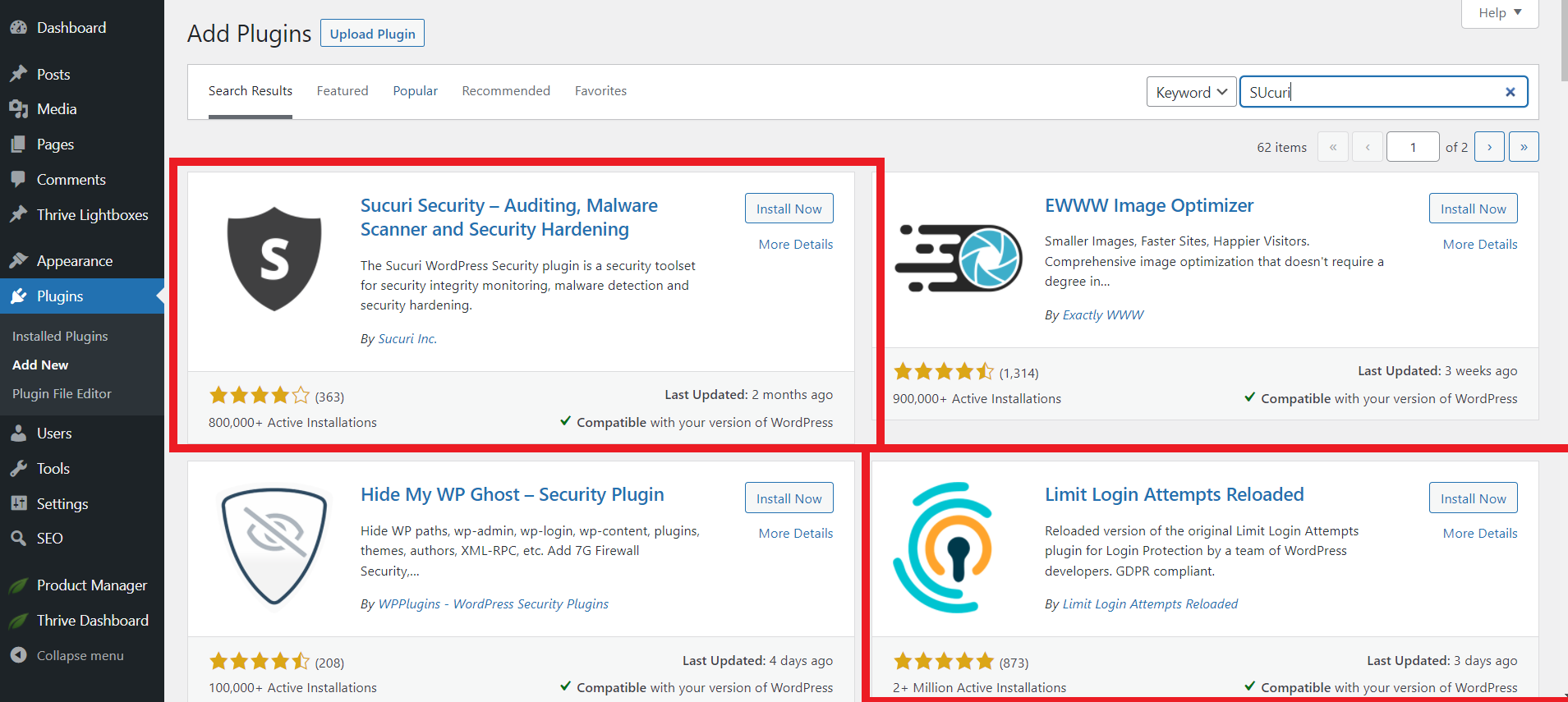 Wordpress Security Plugins 
