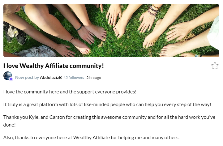 support 
